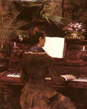 Louise Abbema : At the Piano